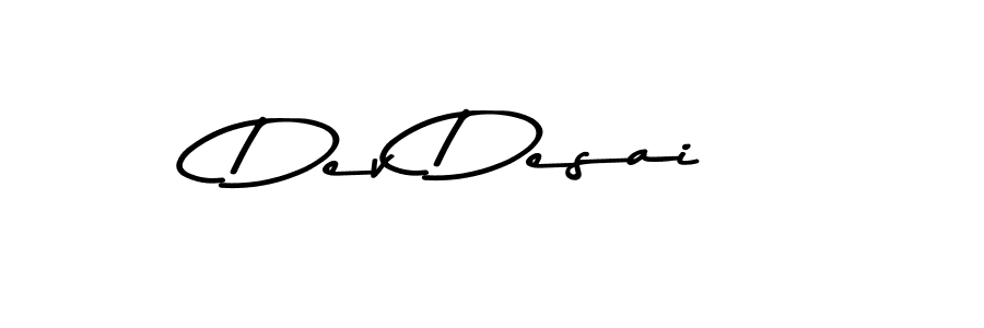 You should practise on your own different ways (Asem Kandis PERSONAL USE) to write your name (Dev Desai) in signature. don't let someone else do it for you. Dev Desai signature style 9 images and pictures png