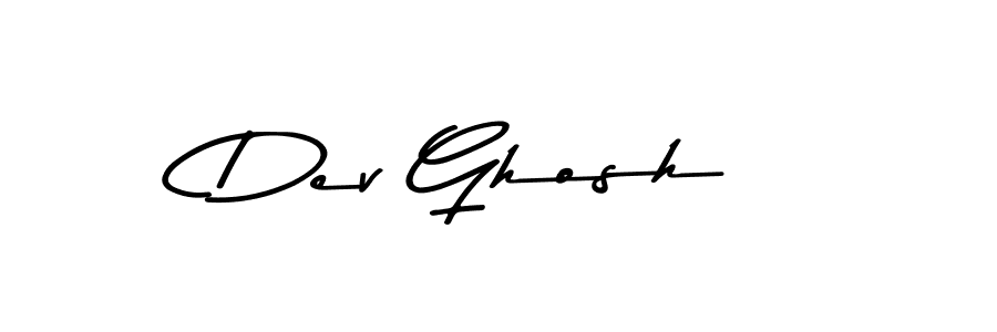 Use a signature maker to create a handwritten signature online. With this signature software, you can design (Asem Kandis PERSONAL USE) your own signature for name Dev Ghosh. Dev Ghosh signature style 9 images and pictures png