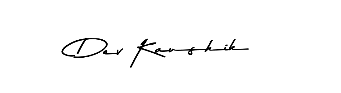 Use a signature maker to create a handwritten signature online. With this signature software, you can design (Asem Kandis PERSONAL USE) your own signature for name Dev Kaushik. Dev Kaushik signature style 9 images and pictures png