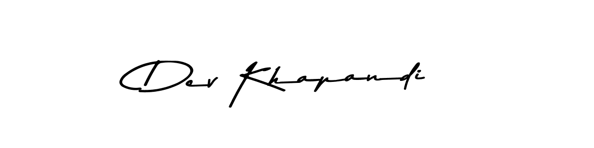 Dev Khapandi stylish signature style. Best Handwritten Sign (Asem Kandis PERSONAL USE) for my name. Handwritten Signature Collection Ideas for my name Dev Khapandi. Dev Khapandi signature style 9 images and pictures png