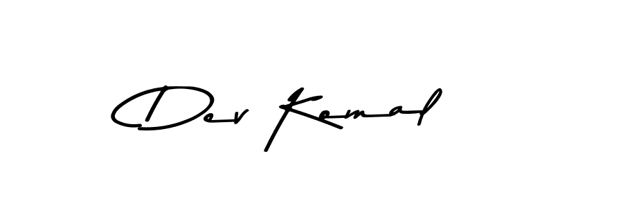 Create a beautiful signature design for name Dev Komal. With this signature (Asem Kandis PERSONAL USE) fonts, you can make a handwritten signature for free. Dev Komal signature style 9 images and pictures png