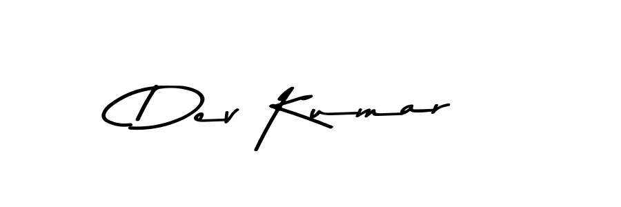 Make a beautiful signature design for name Dev Kumar. With this signature (Asem Kandis PERSONAL USE) style, you can create a handwritten signature for free. Dev Kumar signature style 9 images and pictures png