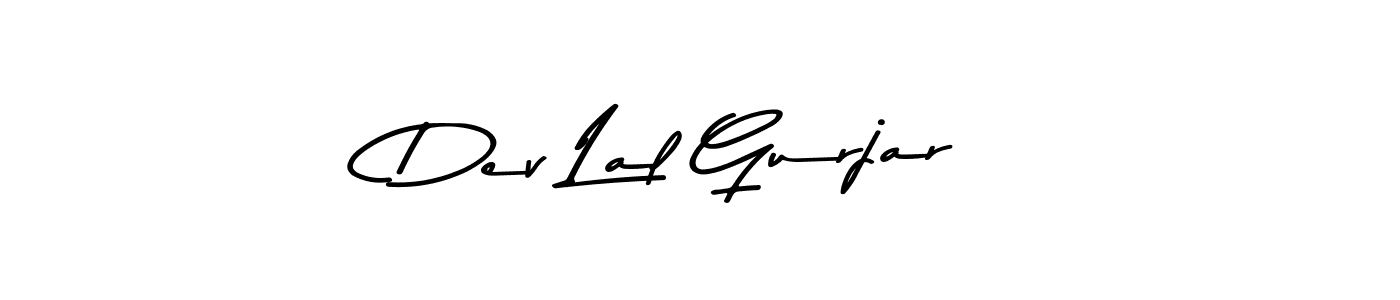 Design your own signature with our free online signature maker. With this signature software, you can create a handwritten (Asem Kandis PERSONAL USE) signature for name Dev Lal Gurjar. Dev Lal Gurjar signature style 9 images and pictures png