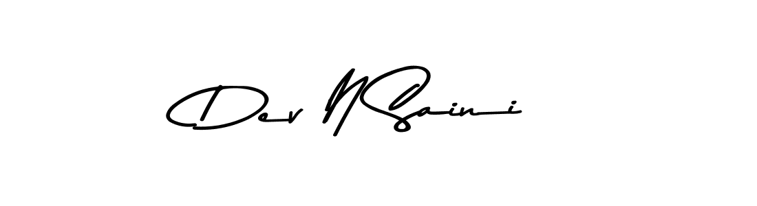 Also You can easily find your signature by using the search form. We will create Dev N Saini name handwritten signature images for you free of cost using Asem Kandis PERSONAL USE sign style. Dev N Saini signature style 9 images and pictures png