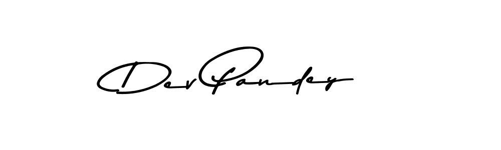 Design your own signature with our free online signature maker. With this signature software, you can create a handwritten (Asem Kandis PERSONAL USE) signature for name Dev Pandey. Dev Pandey signature style 9 images and pictures png