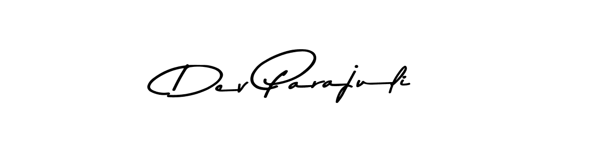 Create a beautiful signature design for name Dev Parajuli. With this signature (Asem Kandis PERSONAL USE) fonts, you can make a handwritten signature for free. Dev Parajuli signature style 9 images and pictures png