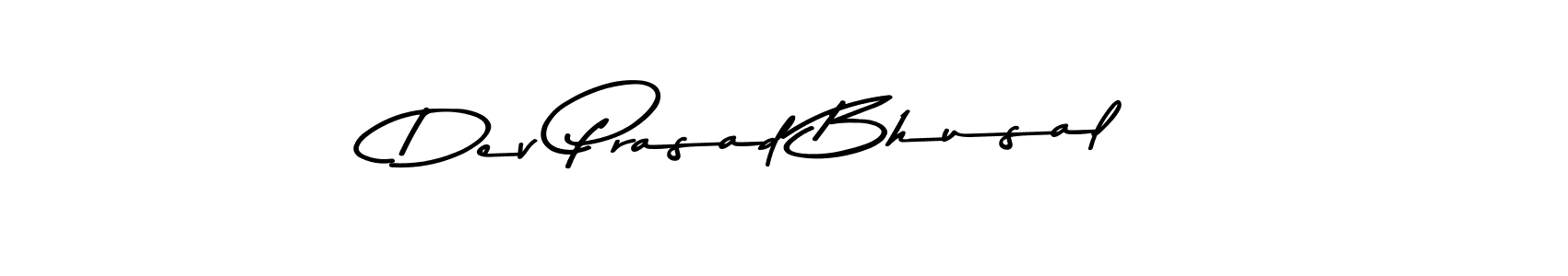 Design your own signature with our free online signature maker. With this signature software, you can create a handwritten (Asem Kandis PERSONAL USE) signature for name Dev Prasad Bhusal. Dev Prasad Bhusal signature style 9 images and pictures png