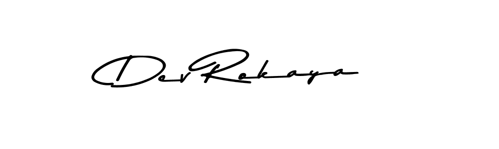 Also we have Dev Rokaya name is the best signature style. Create professional handwritten signature collection using Asem Kandis PERSONAL USE autograph style. Dev Rokaya signature style 9 images and pictures png