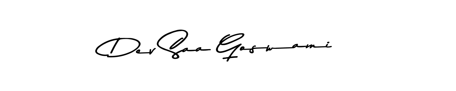 The best way (Asem Kandis PERSONAL USE) to make a short signature is to pick only two or three words in your name. The name Dev Saa Goswami include a total of six letters. For converting this name. Dev Saa Goswami signature style 9 images and pictures png