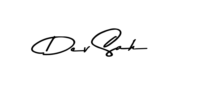 Make a beautiful signature design for name Dev Sah. With this signature (Asem Kandis PERSONAL USE) style, you can create a handwritten signature for free. Dev Sah signature style 9 images and pictures png