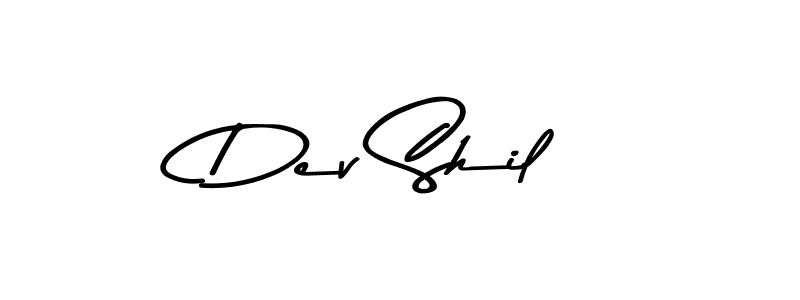 You should practise on your own different ways (Asem Kandis PERSONAL USE) to write your name (Dev Shil) in signature. don't let someone else do it for you. Dev Shil signature style 9 images and pictures png