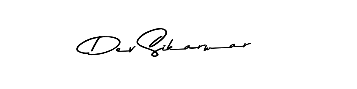 You should practise on your own different ways (Asem Kandis PERSONAL USE) to write your name (Dev Sikarwar) in signature. don't let someone else do it for you. Dev Sikarwar signature style 9 images and pictures png