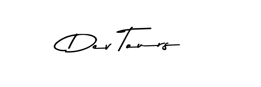 Make a beautiful signature design for name Dev Tours. With this signature (Asem Kandis PERSONAL USE) style, you can create a handwritten signature for free. Dev Tours signature style 9 images and pictures png