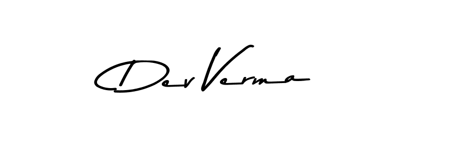 Use a signature maker to create a handwritten signature online. With this signature software, you can design (Asem Kandis PERSONAL USE) your own signature for name Dev Verma. Dev Verma signature style 9 images and pictures png