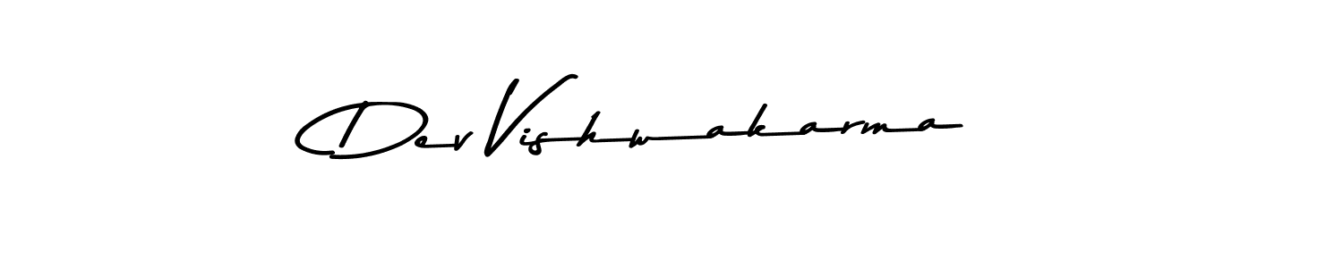 Use a signature maker to create a handwritten signature online. With this signature software, you can design (Asem Kandis PERSONAL USE) your own signature for name Dev Vishwakarma. Dev Vishwakarma signature style 9 images and pictures png