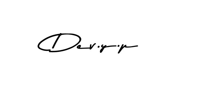How to make Dev.y.p signature? Asem Kandis PERSONAL USE is a professional autograph style. Create handwritten signature for Dev.y.p name. Dev.y.p signature style 9 images and pictures png