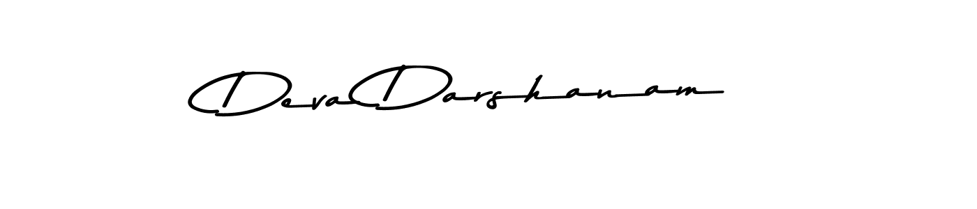 Use a signature maker to create a handwritten signature online. With this signature software, you can design (Asem Kandis PERSONAL USE) your own signature for name Deva Darshanam. Deva Darshanam signature style 9 images and pictures png