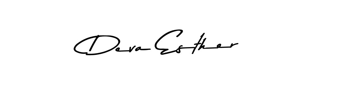 Use a signature maker to create a handwritten signature online. With this signature software, you can design (Asem Kandis PERSONAL USE) your own signature for name Deva Esther. Deva Esther signature style 9 images and pictures png