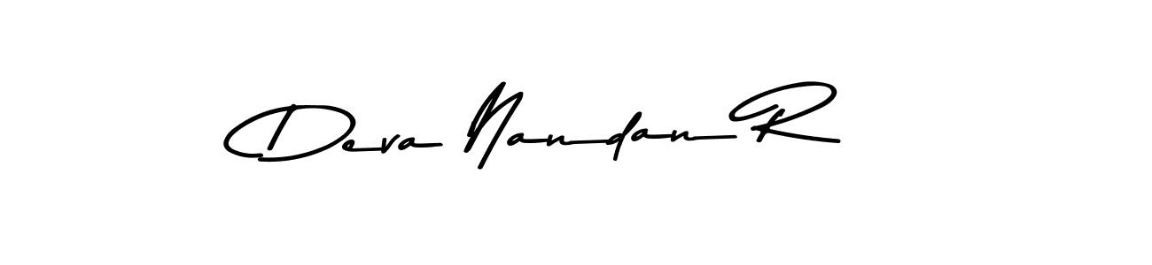 Also You can easily find your signature by using the search form. We will create Deva Nandan R name handwritten signature images for you free of cost using Asem Kandis PERSONAL USE sign style. Deva Nandan R signature style 9 images and pictures png