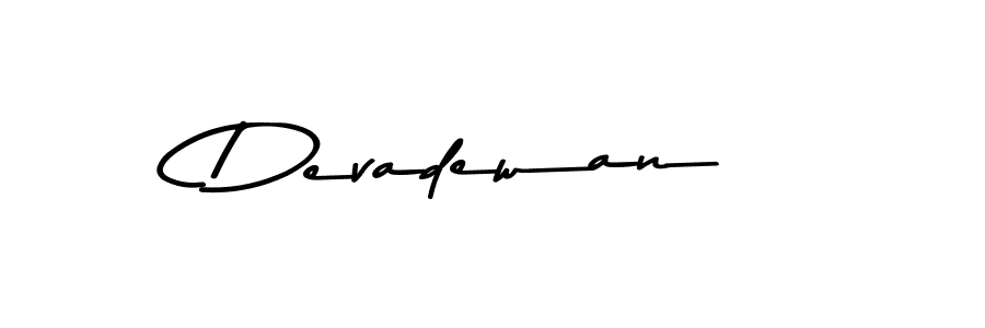 The best way (Asem Kandis PERSONAL USE) to make a short signature is to pick only two or three words in your name. The name Devadewan include a total of six letters. For converting this name. Devadewan signature style 9 images and pictures png