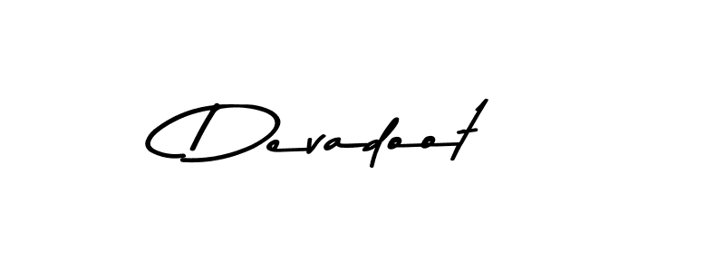 Design your own signature with our free online signature maker. With this signature software, you can create a handwritten (Asem Kandis PERSONAL USE) signature for name Devadoot. Devadoot signature style 9 images and pictures png