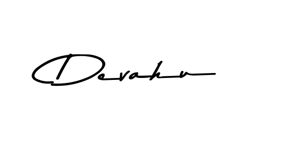 Use a signature maker to create a handwritten signature online. With this signature software, you can design (Asem Kandis PERSONAL USE) your own signature for name Devahu. Devahu signature style 9 images and pictures png