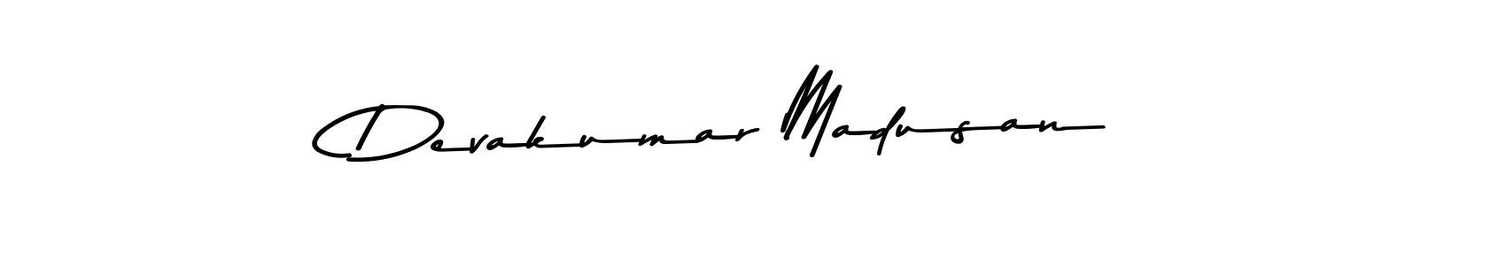 You should practise on your own different ways (Asem Kandis PERSONAL USE) to write your name (Devakumar Madusan) in signature. don't let someone else do it for you. Devakumar Madusan signature style 9 images and pictures png