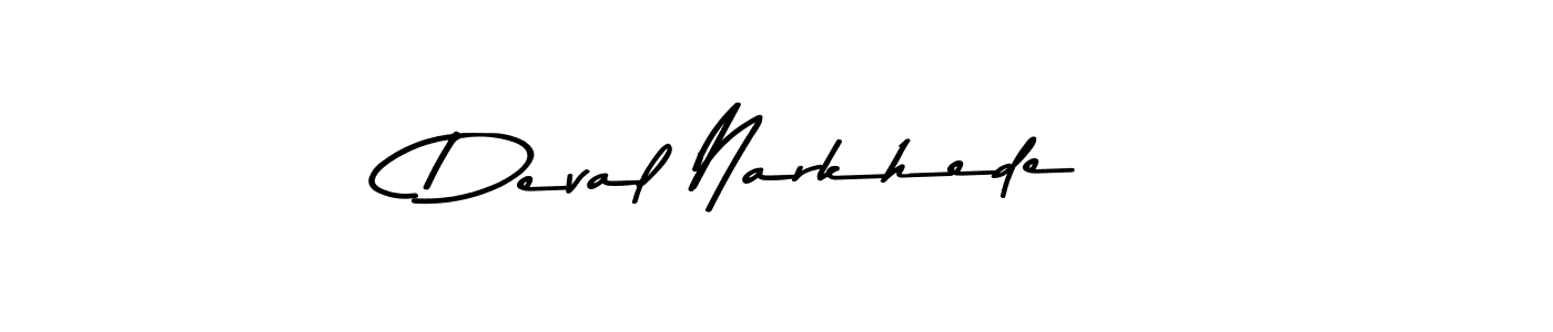 Make a short Deval Narkhede signature style. Manage your documents anywhere anytime using Asem Kandis PERSONAL USE. Create and add eSignatures, submit forms, share and send files easily. Deval Narkhede signature style 9 images and pictures png