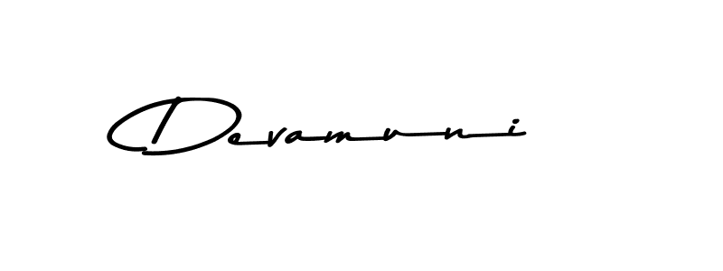 Use a signature maker to create a handwritten signature online. With this signature software, you can design (Asem Kandis PERSONAL USE) your own signature for name Devamuni. Devamuni signature style 9 images and pictures png