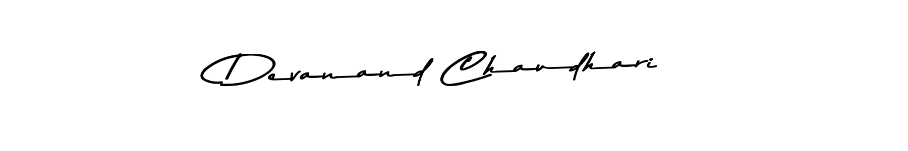 Make a short Devanand Chaudhari signature style. Manage your documents anywhere anytime using Asem Kandis PERSONAL USE. Create and add eSignatures, submit forms, share and send files easily. Devanand Chaudhari signature style 9 images and pictures png