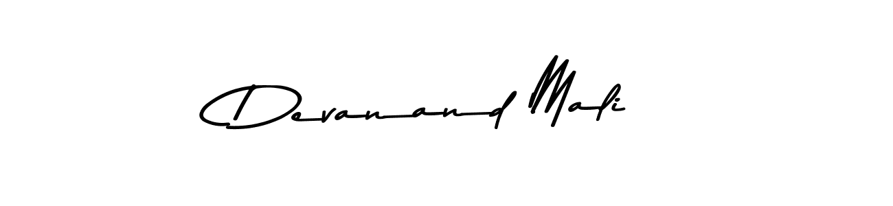 You should practise on your own different ways (Asem Kandis PERSONAL USE) to write your name (Devanand Mali) in signature. don't let someone else do it for you. Devanand Mali signature style 9 images and pictures png