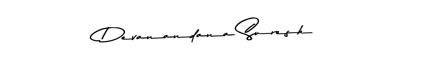 Devanandana Suresh stylish signature style. Best Handwritten Sign (Asem Kandis PERSONAL USE) for my name. Handwritten Signature Collection Ideas for my name Devanandana Suresh. Devanandana Suresh signature style 9 images and pictures png