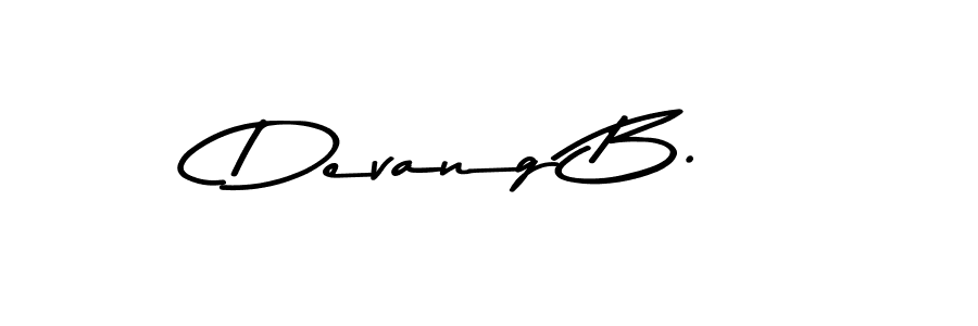 How to Draw Devang B. signature style? Asem Kandis PERSONAL USE is a latest design signature styles for name Devang B.. Devang B. signature style 9 images and pictures png