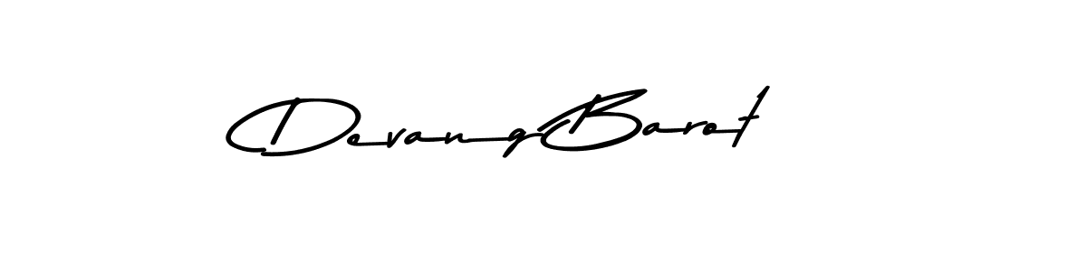 Asem Kandis PERSONAL USE is a professional signature style that is perfect for those who want to add a touch of class to their signature. It is also a great choice for those who want to make their signature more unique. Get Devang Barot name to fancy signature for free. Devang Barot signature style 9 images and pictures png