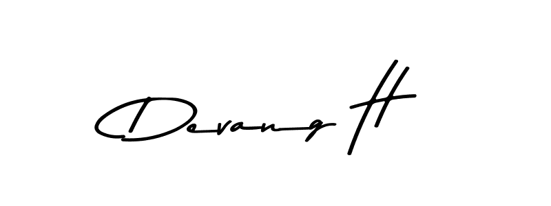 Make a beautiful signature design for name Devang H. Use this online signature maker to create a handwritten signature for free. Devang H signature style 9 images and pictures png