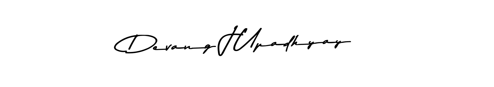 Also You can easily find your signature by using the search form. We will create Devang J Upadhyay name handwritten signature images for you free of cost using Asem Kandis PERSONAL USE sign style. Devang J Upadhyay signature style 9 images and pictures png