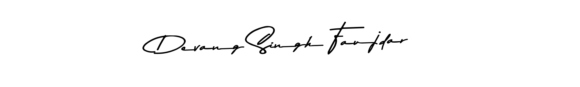How to make Devang Singh Faujdar signature? Asem Kandis PERSONAL USE is a professional autograph style. Create handwritten signature for Devang Singh Faujdar name. Devang Singh Faujdar signature style 9 images and pictures png
