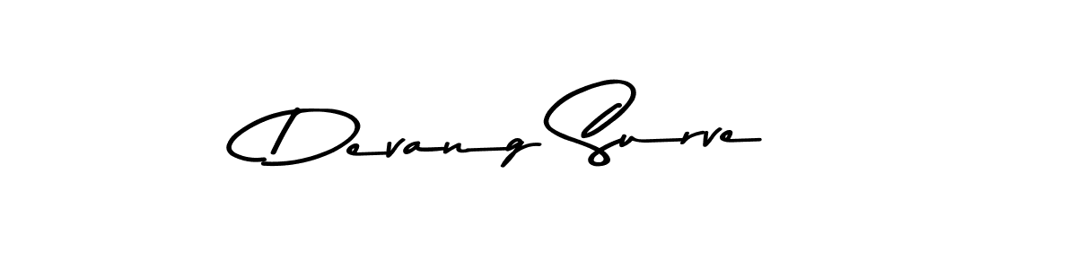 Make a beautiful signature design for name Devang Surve. Use this online signature maker to create a handwritten signature for free. Devang Surve signature style 9 images and pictures png