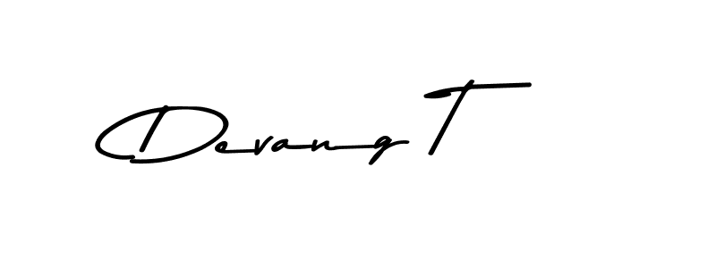 How to Draw Devang T signature style? Asem Kandis PERSONAL USE is a latest design signature styles for name Devang T. Devang T signature style 9 images and pictures png