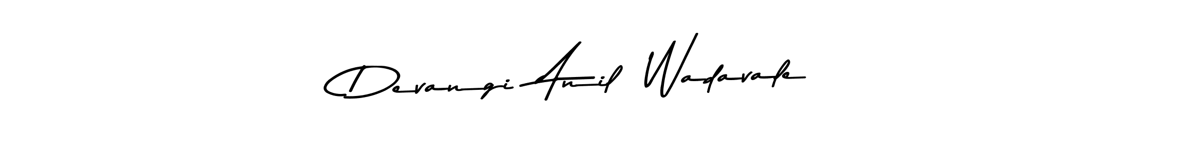Also we have Devangi  Anil  Wadavale name is the best signature style. Create professional handwritten signature collection using Asem Kandis PERSONAL USE autograph style. Devangi  Anil  Wadavale signature style 9 images and pictures png