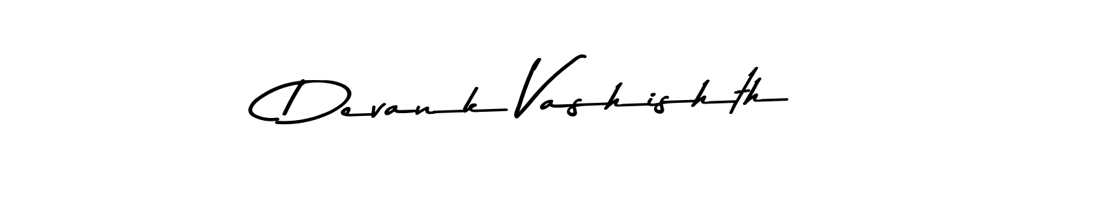 Also we have Devank Vashishth name is the best signature style. Create professional handwritten signature collection using Asem Kandis PERSONAL USE autograph style. Devank Vashishth signature style 9 images and pictures png