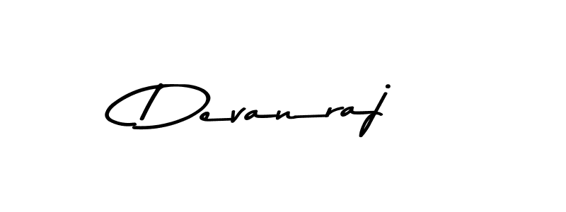 Make a beautiful signature design for name Devanraj. With this signature (Asem Kandis PERSONAL USE) style, you can create a handwritten signature for free. Devanraj signature style 9 images and pictures png