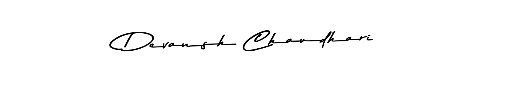 Make a beautiful signature design for name Devansh Chaudhari. Use this online signature maker to create a handwritten signature for free. Devansh Chaudhari signature style 9 images and pictures png