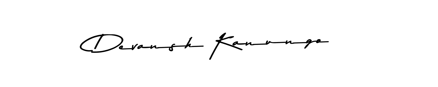 Design your own signature with our free online signature maker. With this signature software, you can create a handwritten (Asem Kandis PERSONAL USE) signature for name Devansh Kanungo. Devansh Kanungo signature style 9 images and pictures png