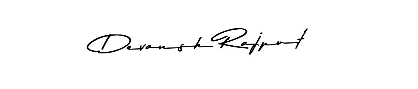 The best way (Asem Kandis PERSONAL USE) to make a short signature is to pick only two or three words in your name. The name Devansh Rajput include a total of six letters. For converting this name. Devansh Rajput signature style 9 images and pictures png
