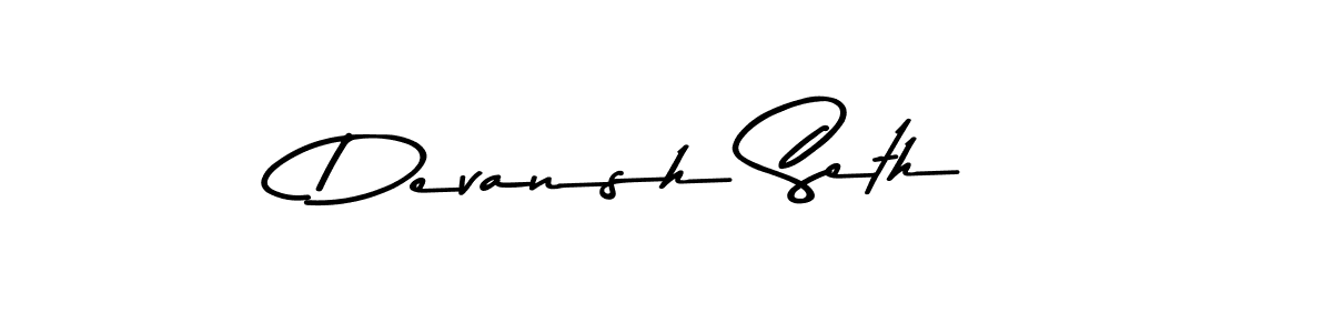 Make a short Devansh Seth signature style. Manage your documents anywhere anytime using Asem Kandis PERSONAL USE. Create and add eSignatures, submit forms, share and send files easily. Devansh Seth signature style 9 images and pictures png