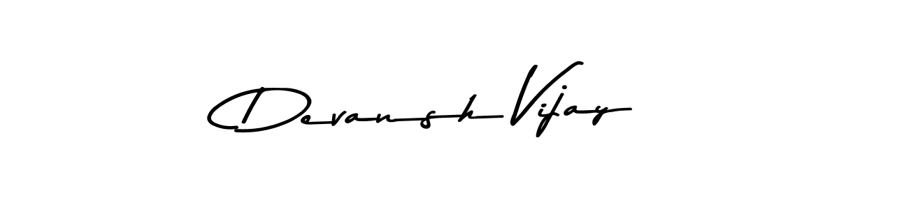 Also You can easily find your signature by using the search form. We will create Devansh Vijay name handwritten signature images for you free of cost using Asem Kandis PERSONAL USE sign style. Devansh Vijay signature style 9 images and pictures png