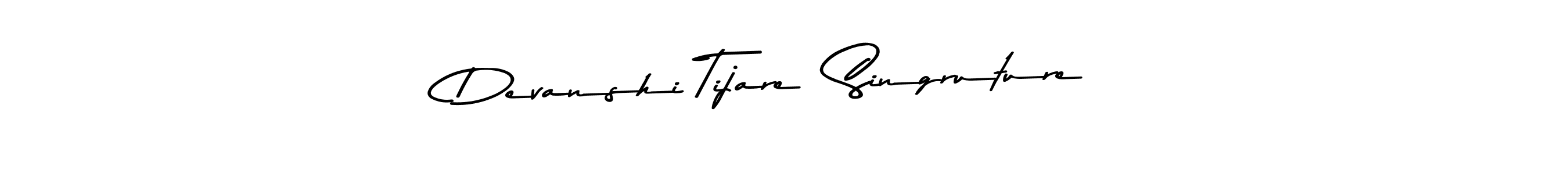 Use a signature maker to create a handwritten signature online. With this signature software, you can design (Asem Kandis PERSONAL USE) your own signature for name Devanshi Tijare  Singruture. Devanshi Tijare  Singruture signature style 9 images and pictures png