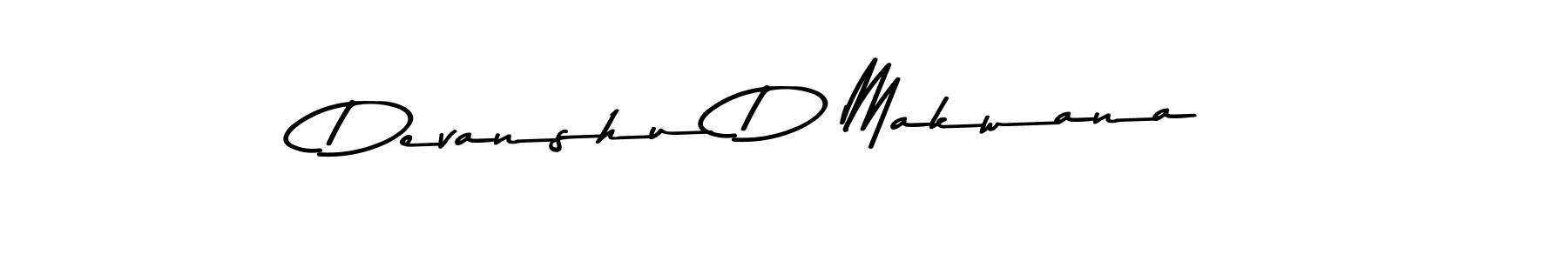 How to make Devanshu D Makwana signature? Asem Kandis PERSONAL USE is a professional autograph style. Create handwritten signature for Devanshu D Makwana name. Devanshu D Makwana signature style 9 images and pictures png