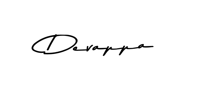 Design your own signature with our free online signature maker. With this signature software, you can create a handwritten (Asem Kandis PERSONAL USE) signature for name Devappa. Devappa signature style 9 images and pictures png